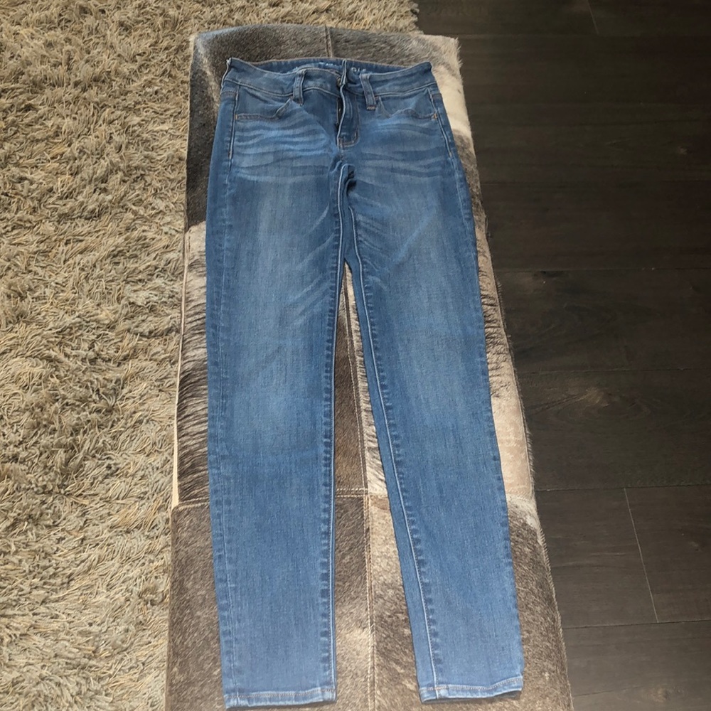 Light blue American eagle jeans double zero